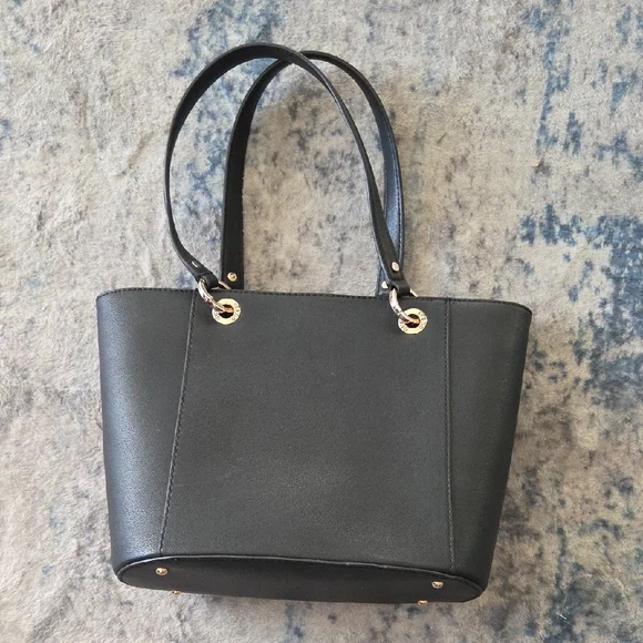 Guess Elegant Black Tote with Gold Details - Picture 5 of 8